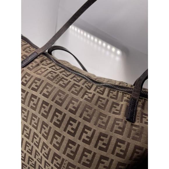 Sold‼️Fendi Zucchino Canvas Tote - Picture 8 of 15